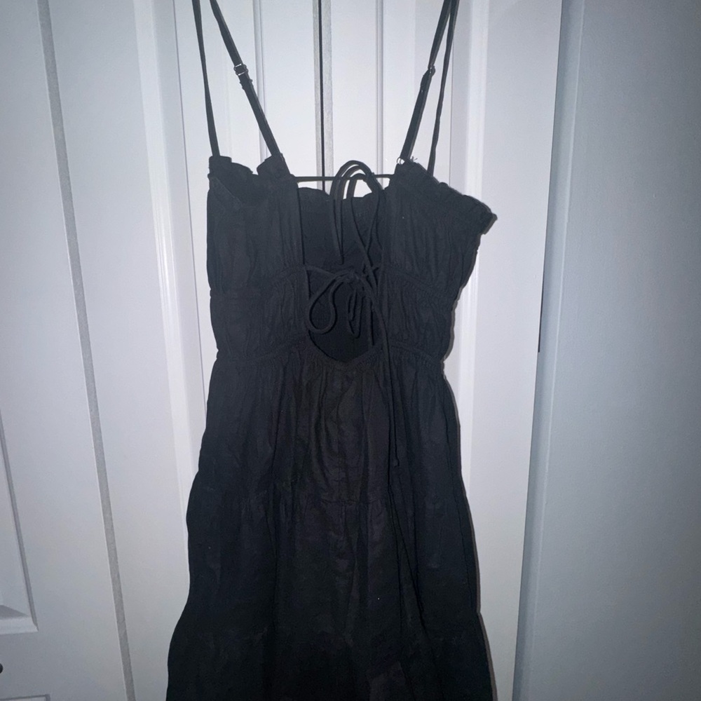 Princess Polly Ceara Mini Dress Black US 6 - Picture 4 of 6